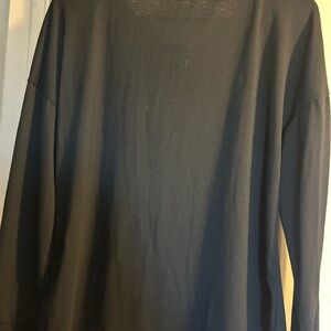 Classic Black Long Sleeve Women's Top